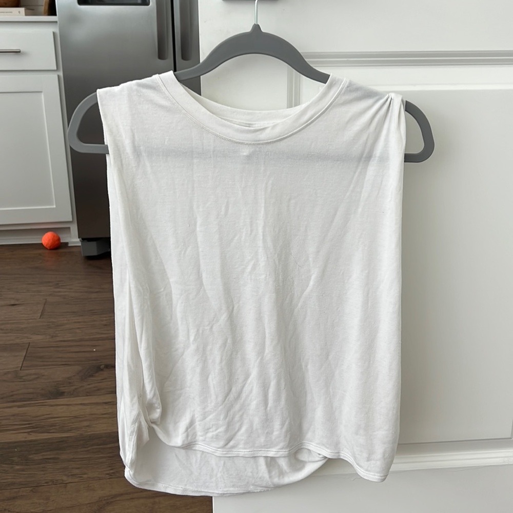 Athleta soft cotton women’s open side tank
